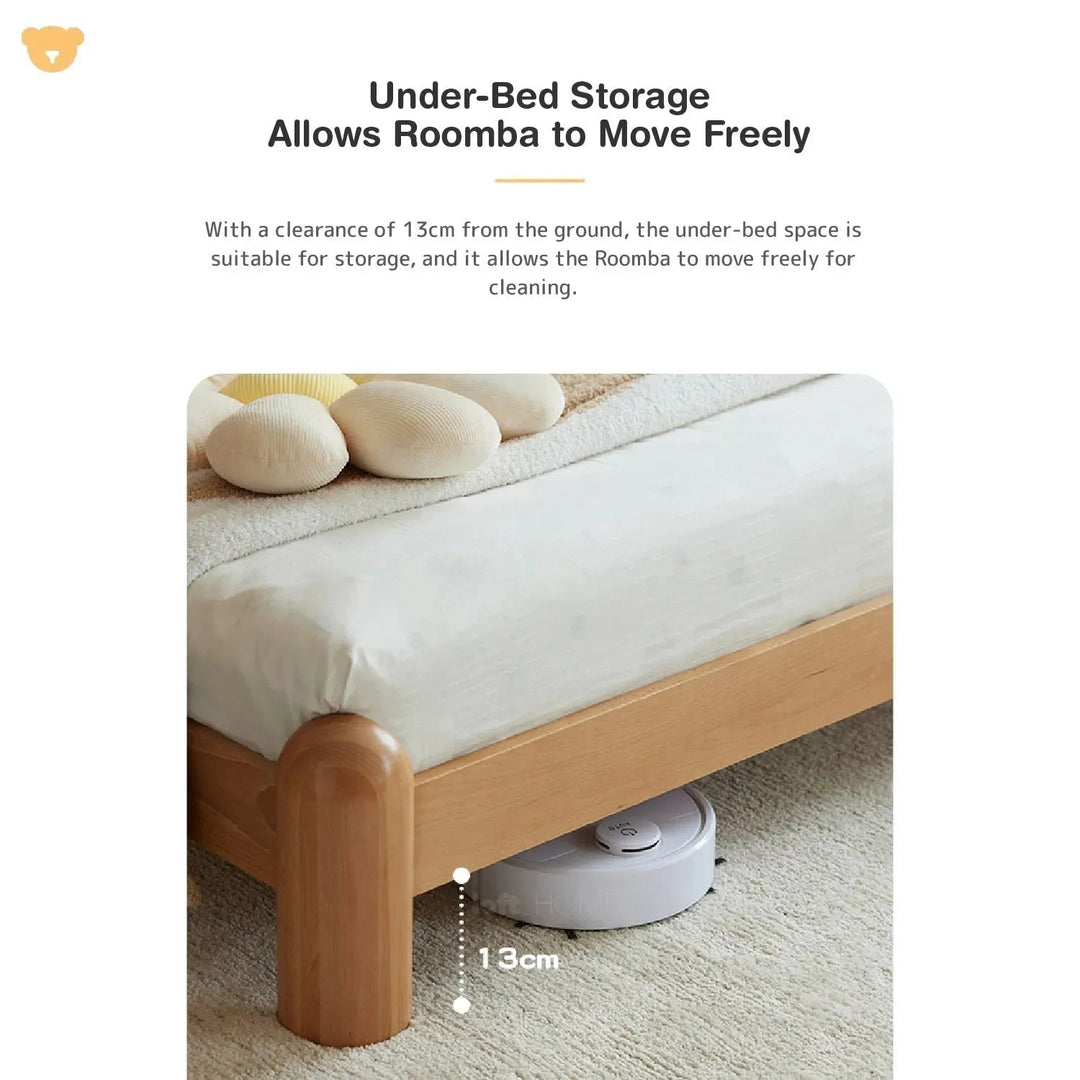 Scandinavian Wood Kids Bed TEDDY