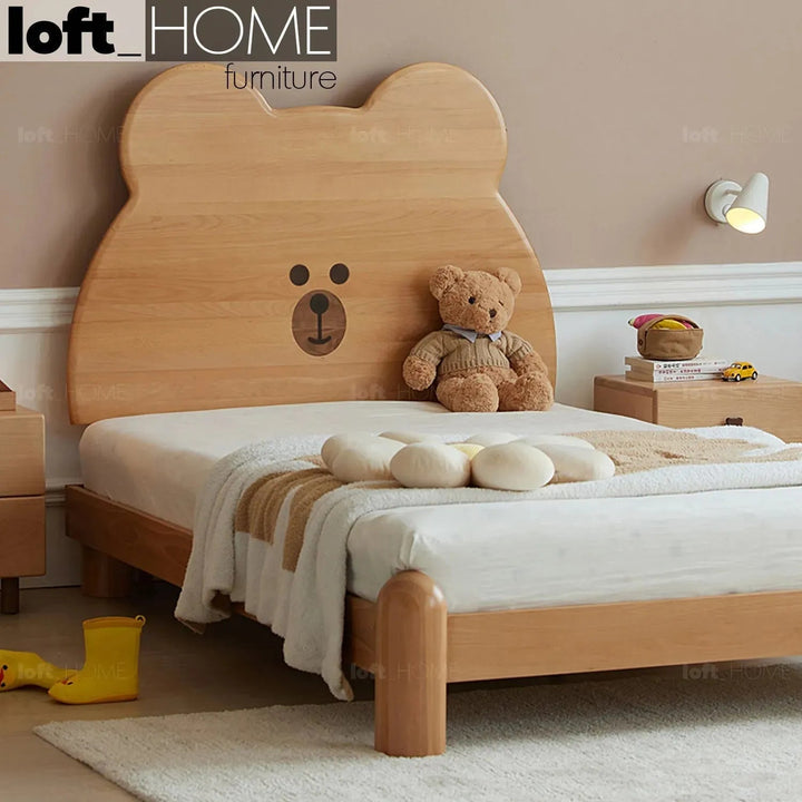 Scandinavian Wood Kids Bed TEDDY