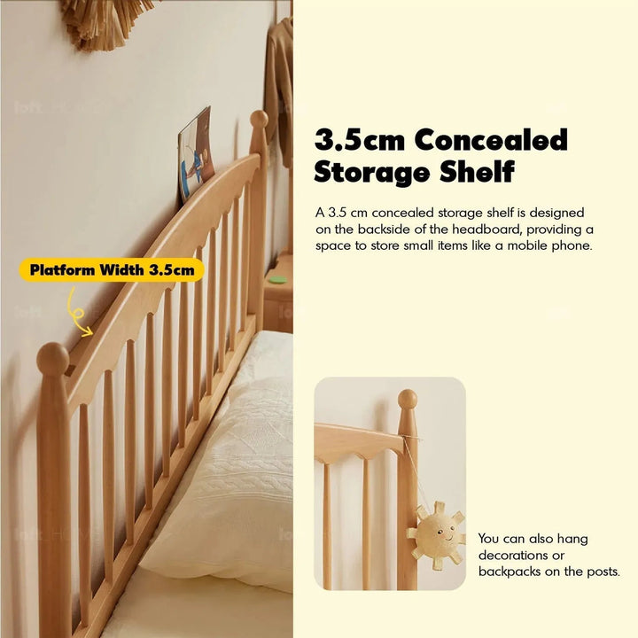 Scandinavian Wood Kids Bed WINSOR