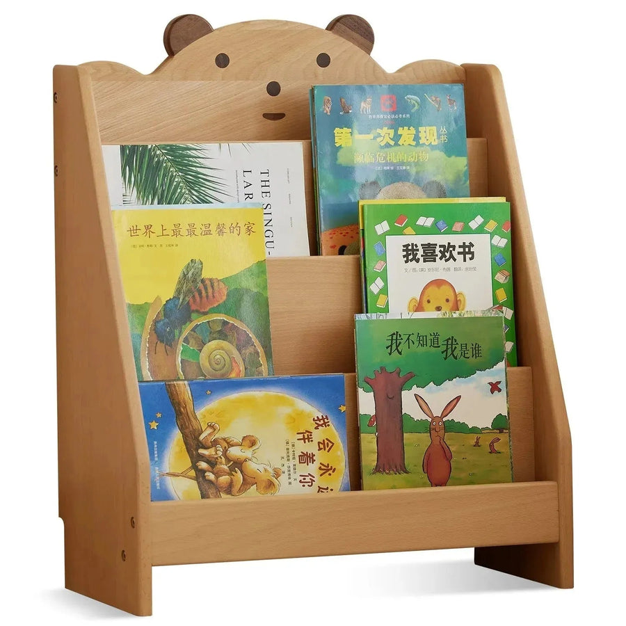 Scandinavian Wood Kids Bookshelf 4 Layers BEAR