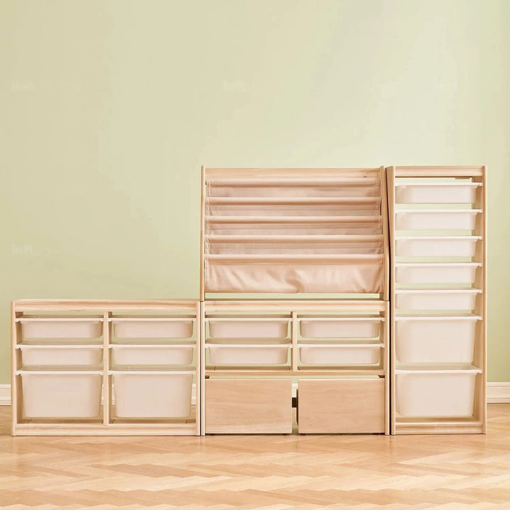 Scandinavian Wood Kids Bookshelf 4 Layers CHARM