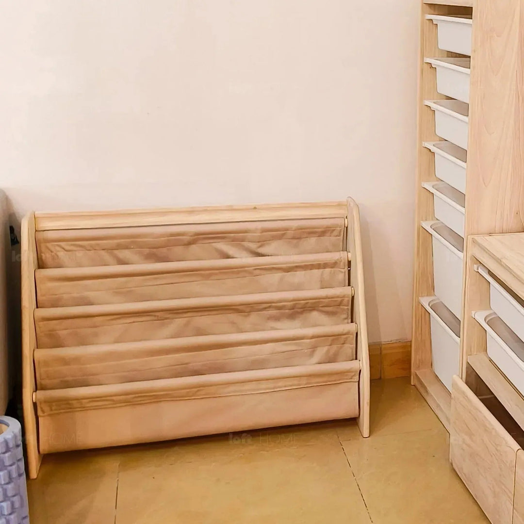 Scandinavian Wood Kids Bookshelf 4 Layers CHARM