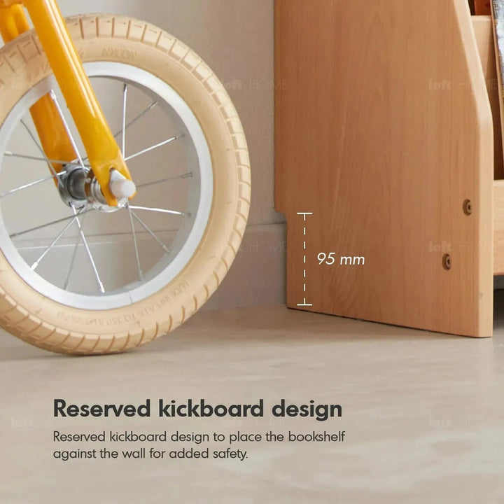 Scandinavian Wood Kids Bookshelf 5 Layers BEAR