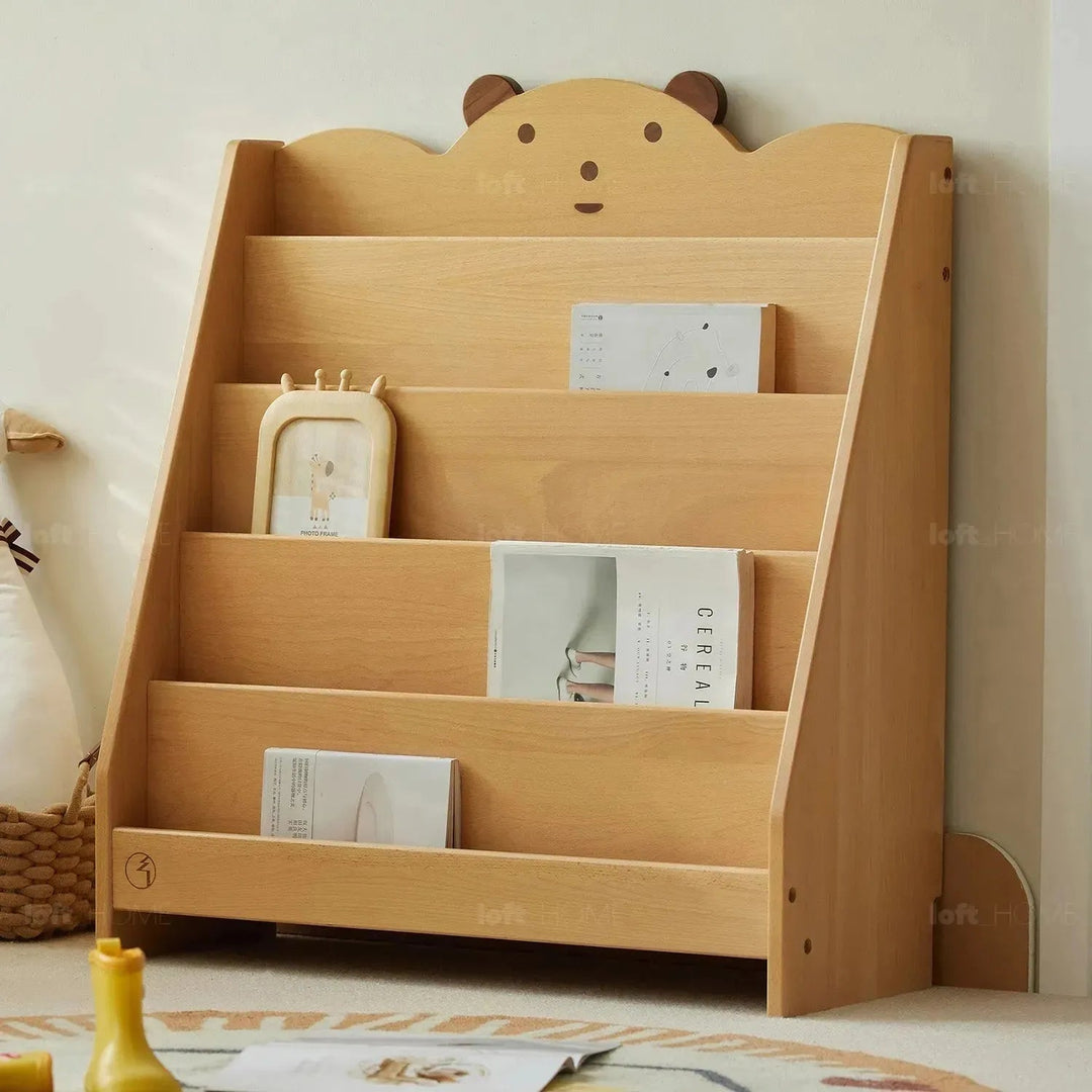 Scandinavian Wood Kids Bookshelf 5 Layers BEAR