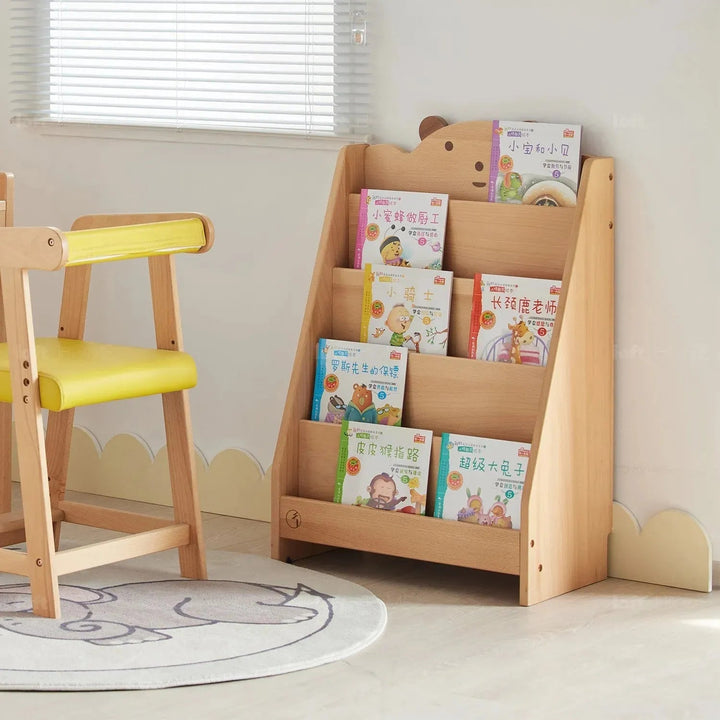 Scandinavian Wood Kids Bookshelf 5 Layers BEAR