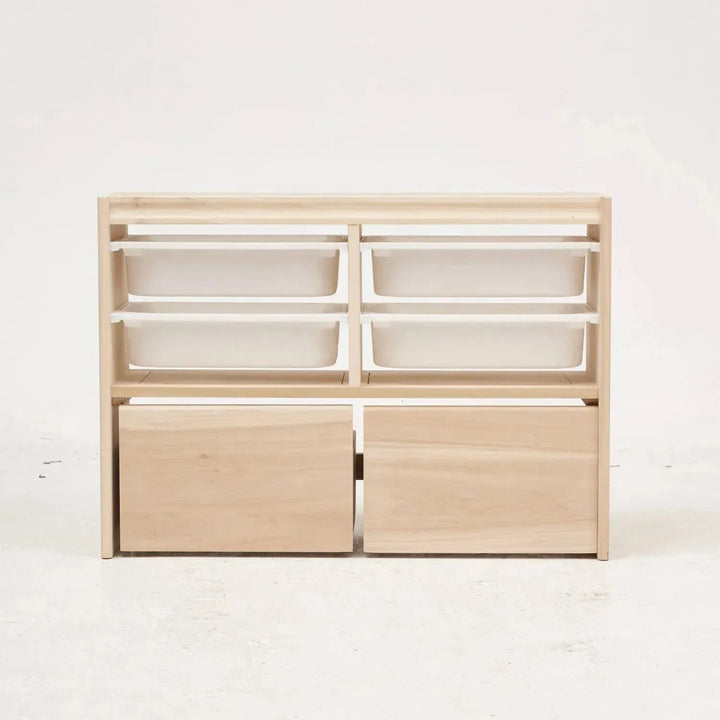 Scandinavian wood kids drawer cabinet twinkle detail 4.