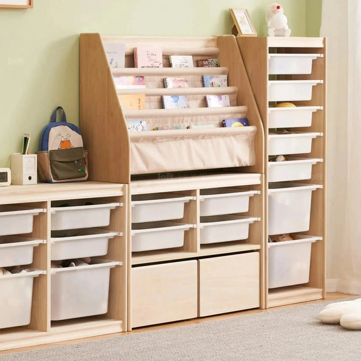 Scandinavian wood kids drawer cabinet twinkle detail 3.