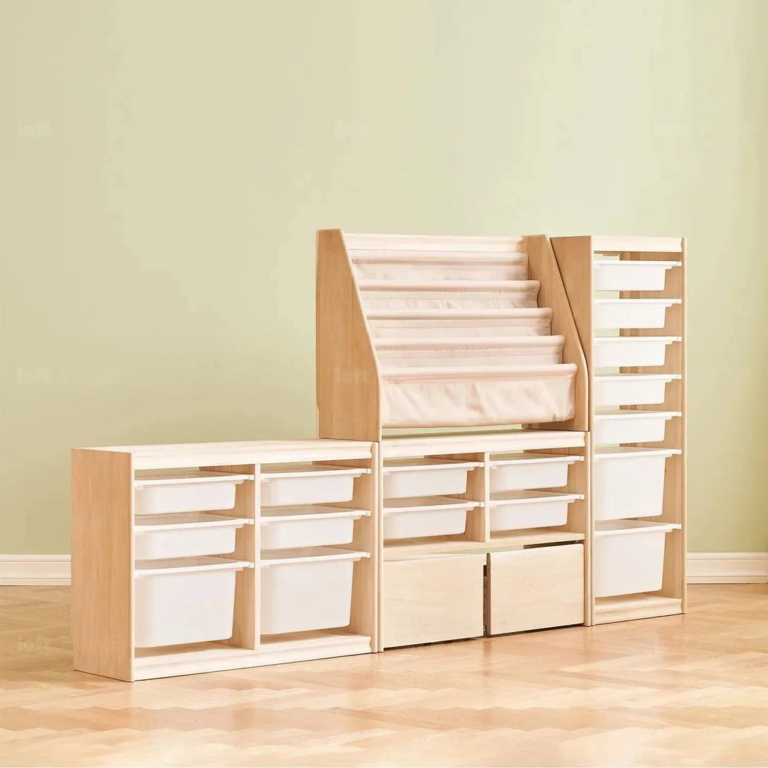 Scandinavian wood kids drawer cabinet twinkle layered structure.