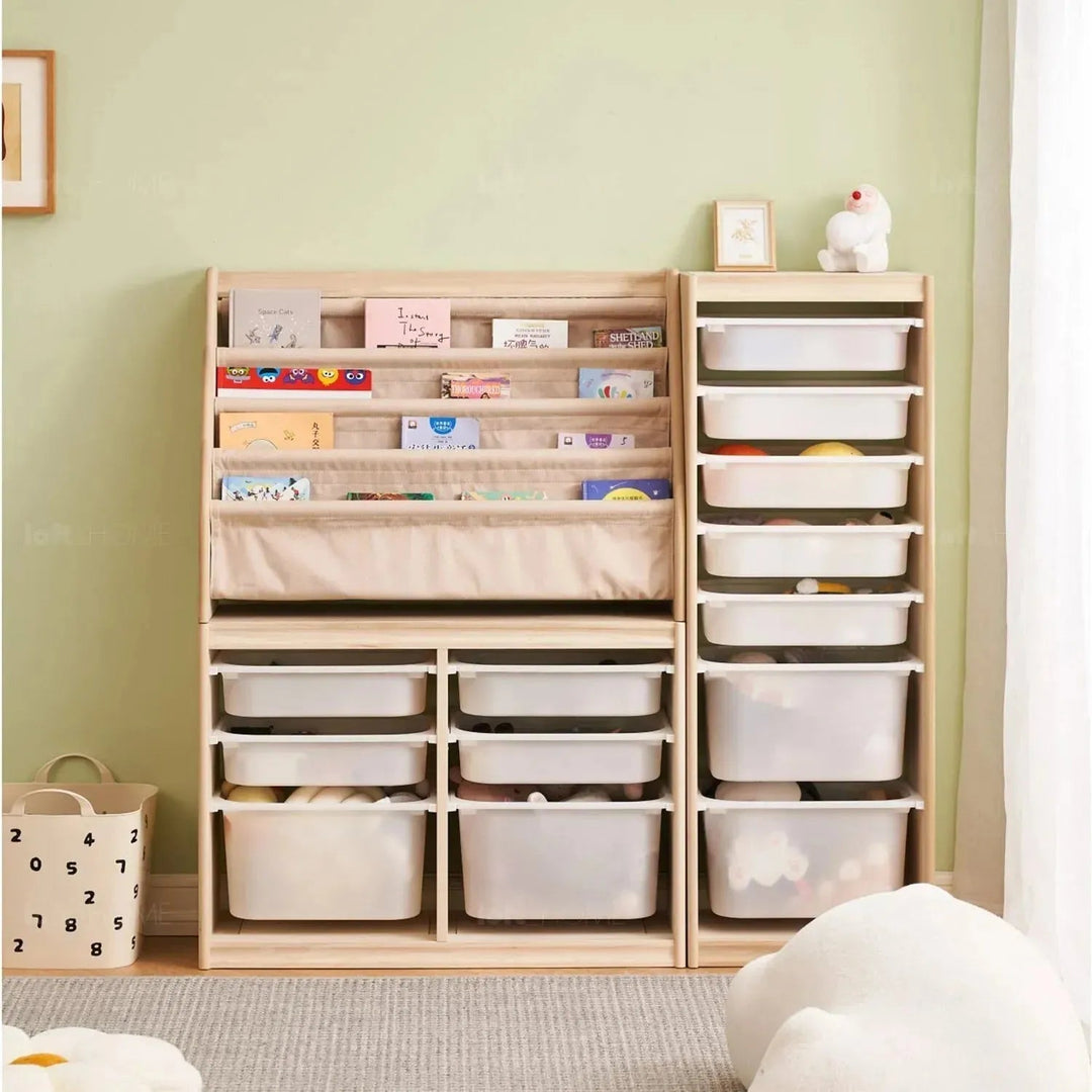Scandinavian Wood Kids Drawer Cabinet WHIMSI