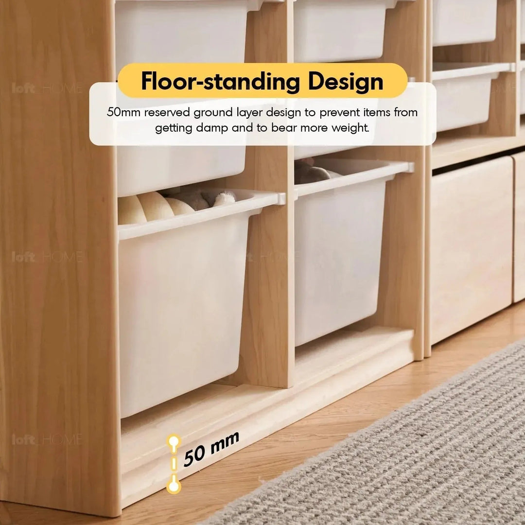 Scandinavian Wood Kids Drawer Cabinet WHIMSI