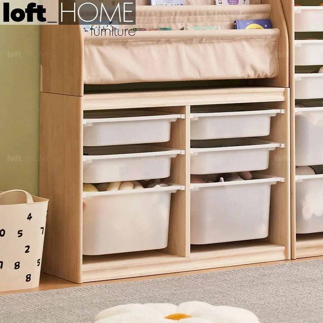 Scandinavian Wood Kids Drawer Cabinet WHIMSI