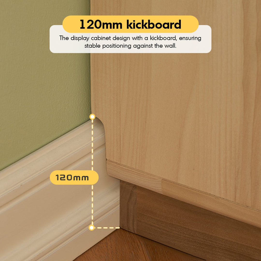 Scandinavian wood kids display cabinet archi situational feels.