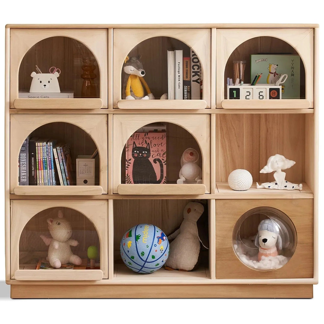 Scandinavian Wood Kids Display Cabinet ARCHI