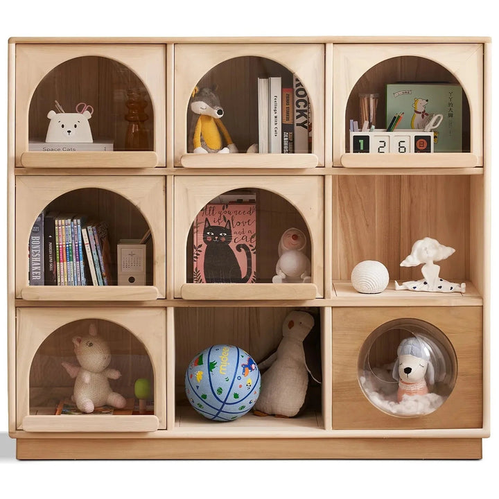 Scandinavian Wood Kids Display Cabinet ARCHI