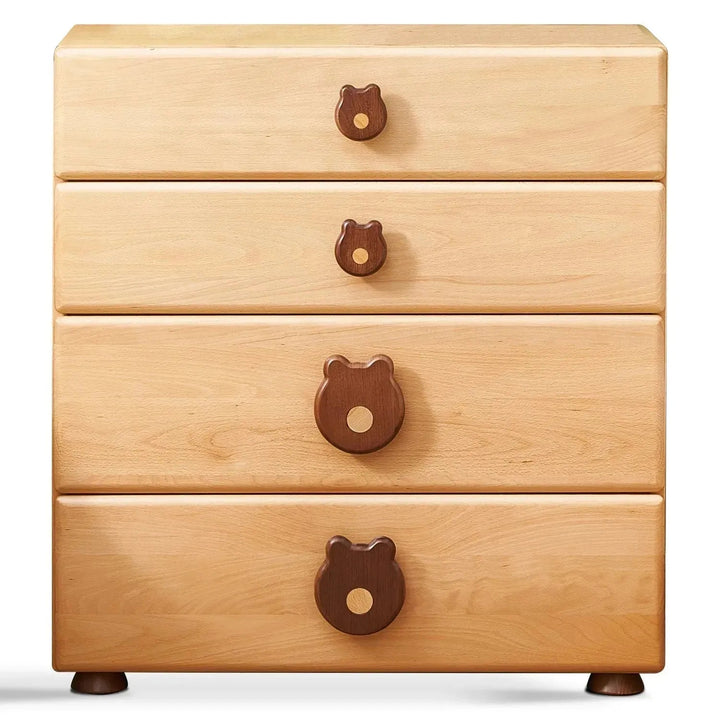 Scandinavian Wood Kids Drawer Cabinet TEDDY