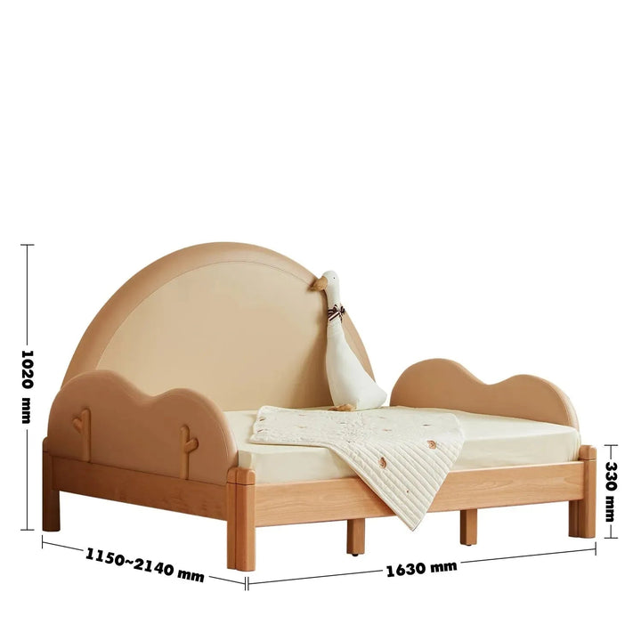 Scandinavian Wood Kids Foldable Bed DEER