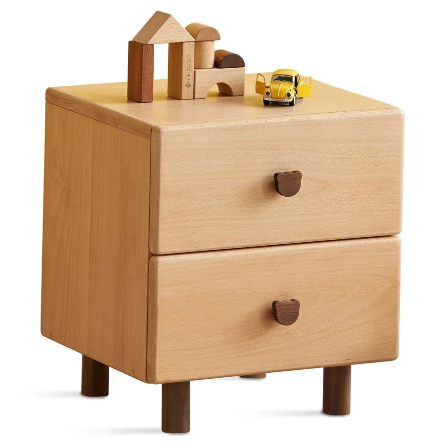 Scandinavian Wood Kids Side Table BEAR