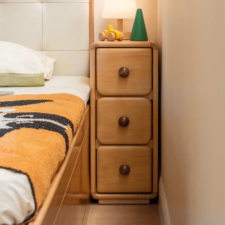 Scandinavian wood kids side table yunae size charts.