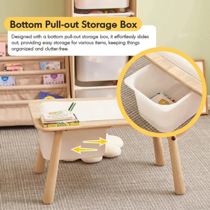 Scandinavian Wood Kids Study Table BLISS