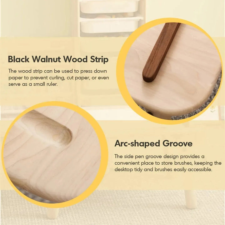 Scandinavian Wood Kids Study Table BLISS