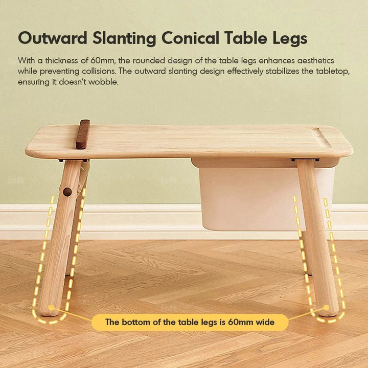 Scandinavian Wood Kids Study Table BLISS