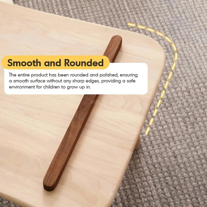 Scandinavian Wood Kids Study Table BLISS