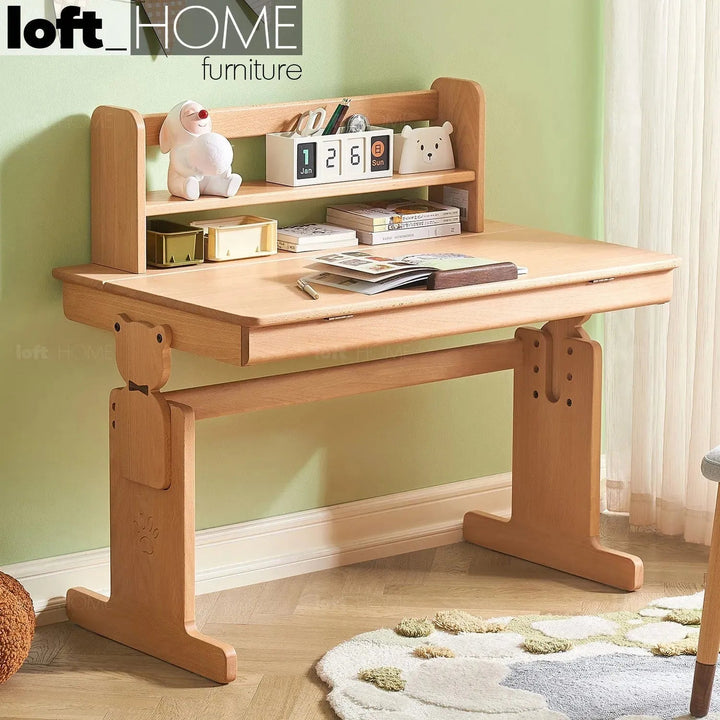 Scandinavian Wood Kids Study Table ELEVATE
