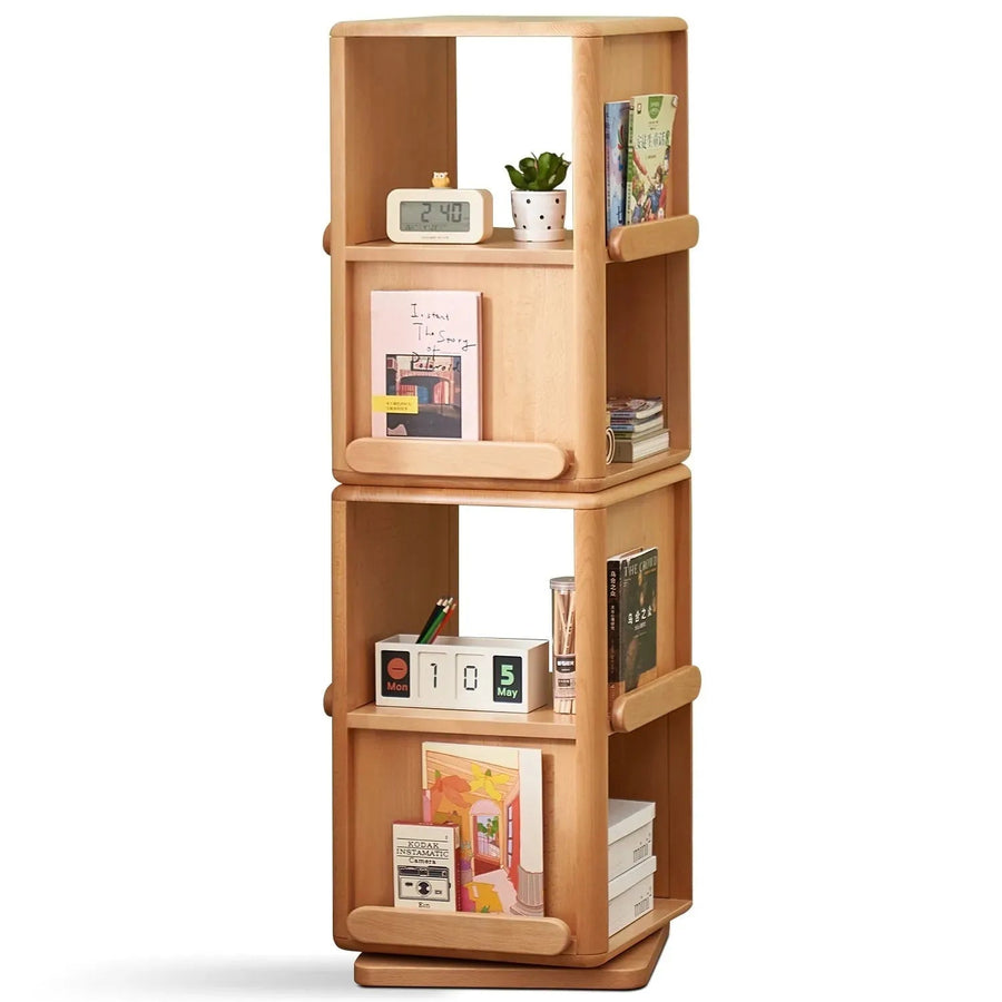 Scandinavian Wood Kids Swirling Bookshelf SNUG