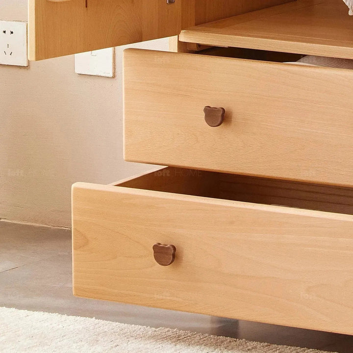 Scandinavian Wood Kids Wardrobe BEAR