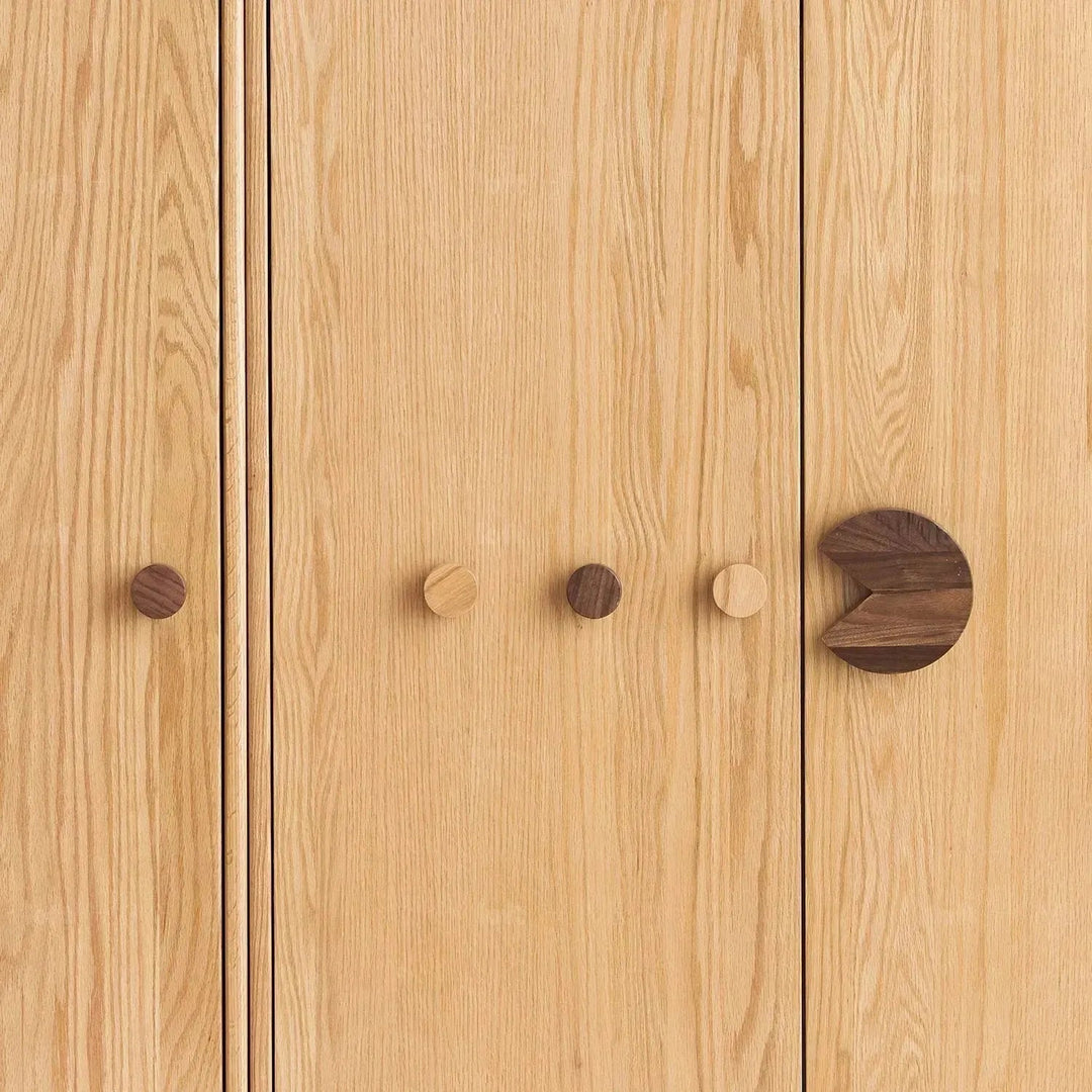 Scandinavian Wood Kids Wardrobe PACMAN
