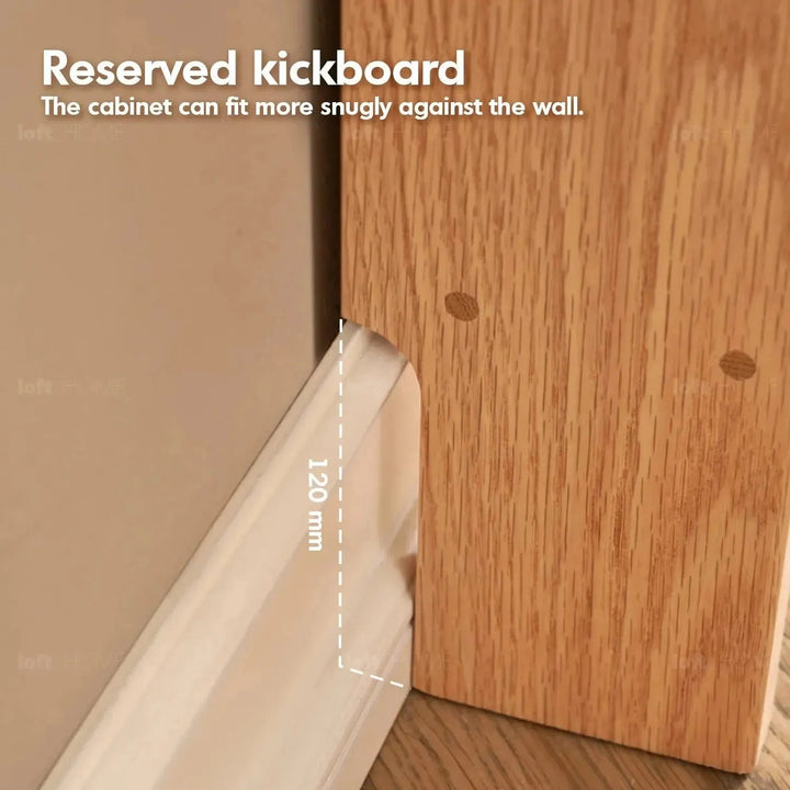 Scandinavian Wood Display Shelf CHIC SLIM