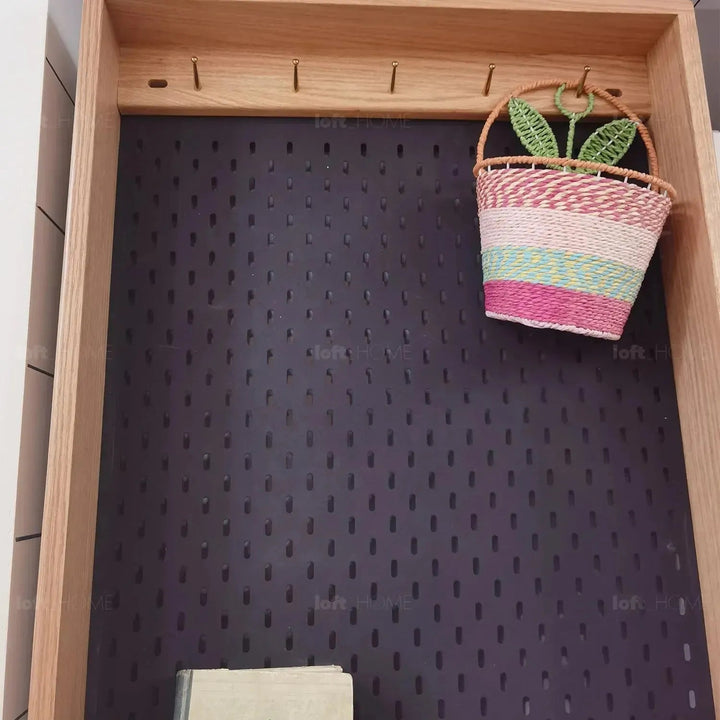 Scandinavian Wood Display Shelf CHIC SLIM