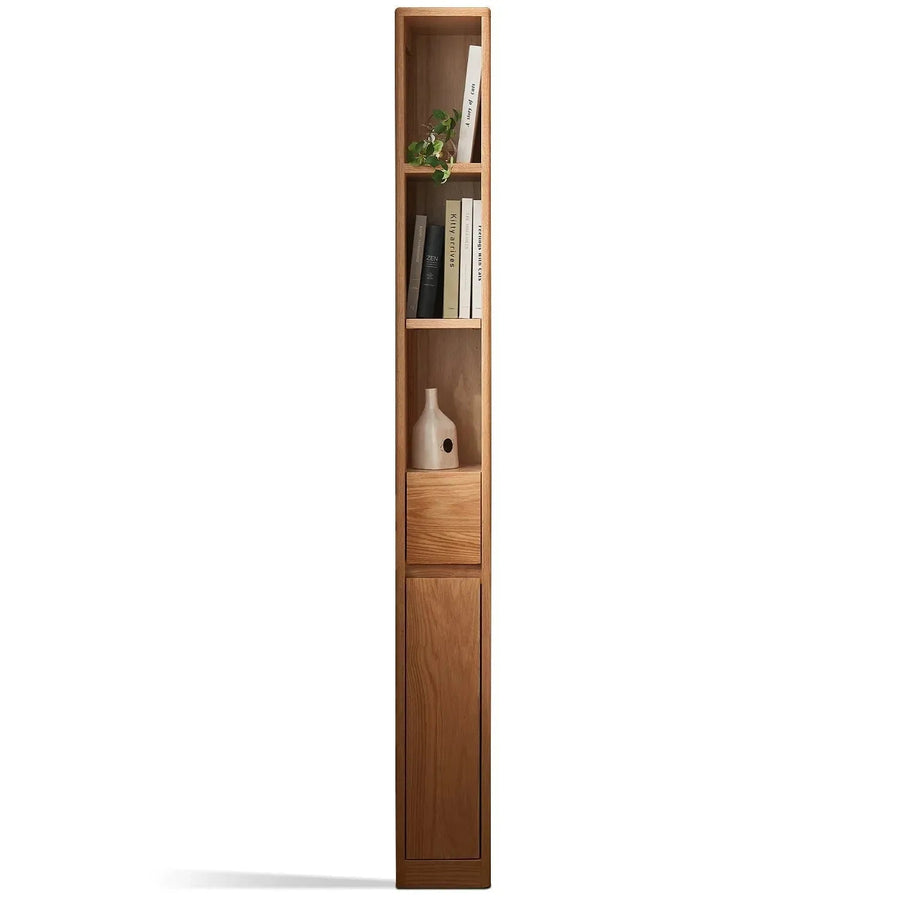 Scandinavian Wood Bookshelf CORNER FORTUNE