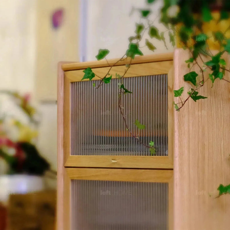 Scandinavian wood side cabinet urban detail 9.