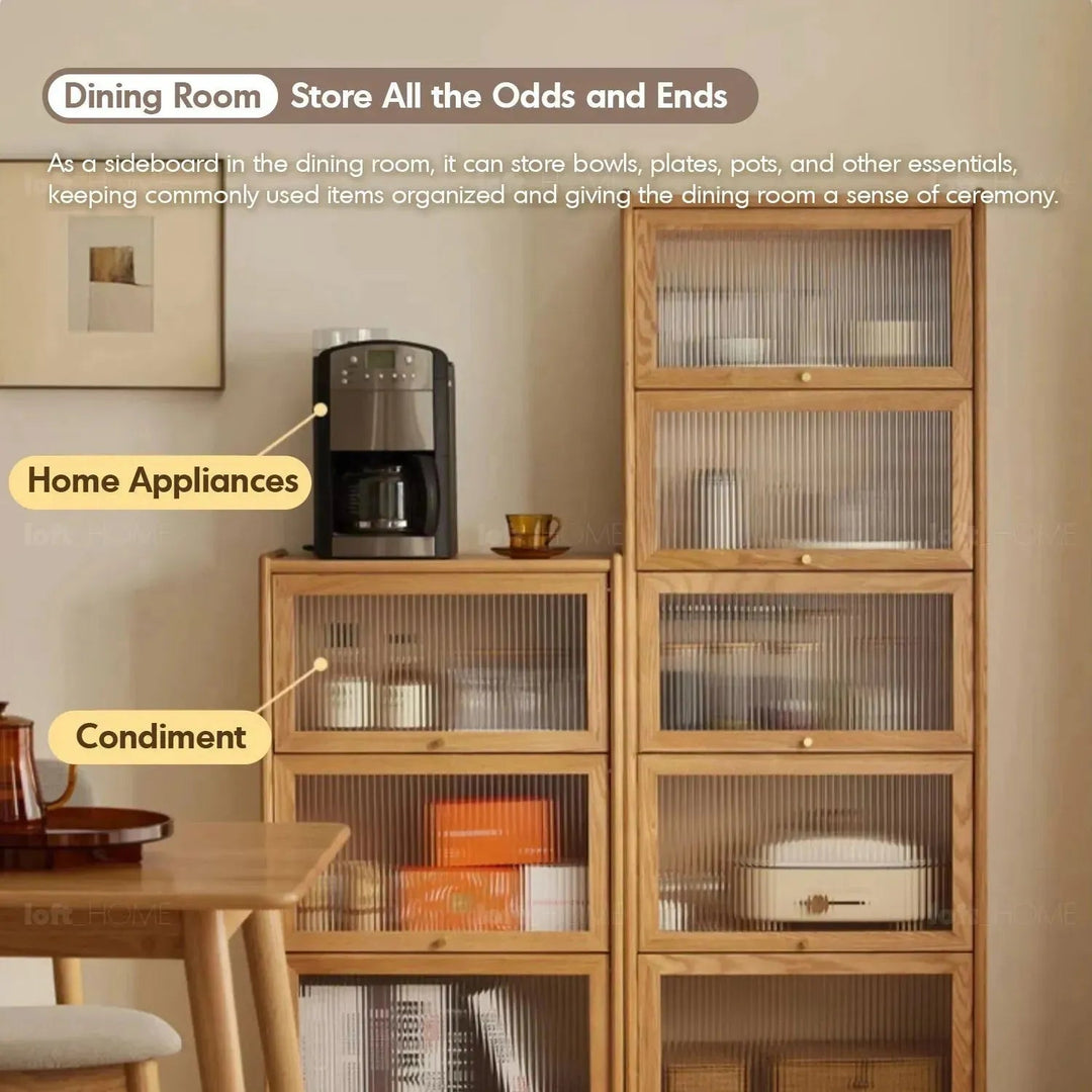 Scandinavian Wood Side Cabinet URBAN