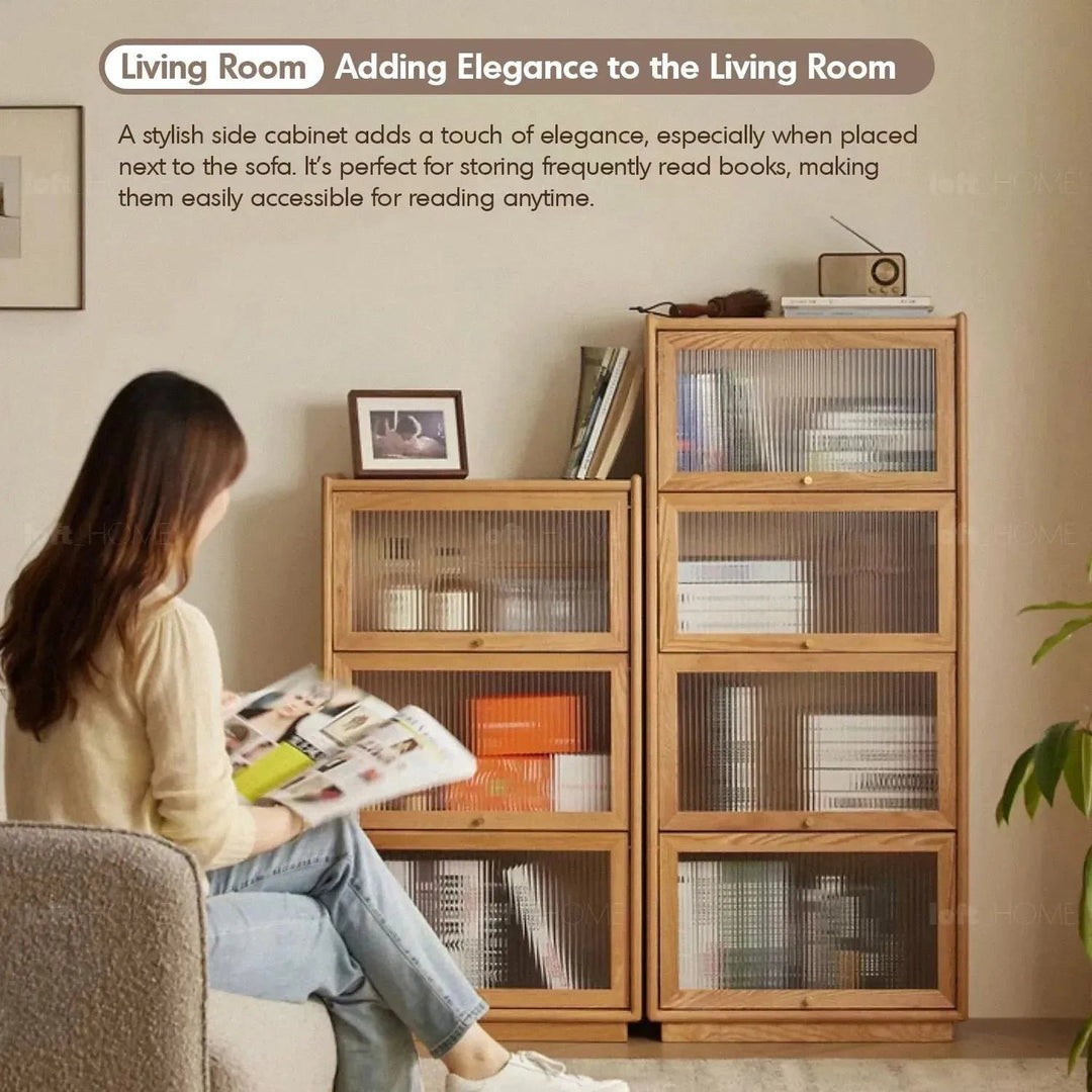 Scandinavian Wood Side Cabinet URBAN