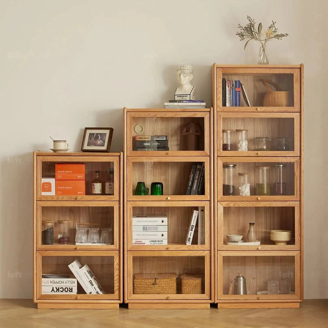 Scandinavian Wood Side Cabinet WINSTON