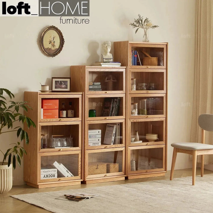 Scandinavian Wood Side Cabinet WINSTON