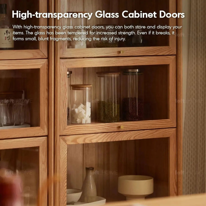 Scandinavian Wood Side Cabinet WINSTON