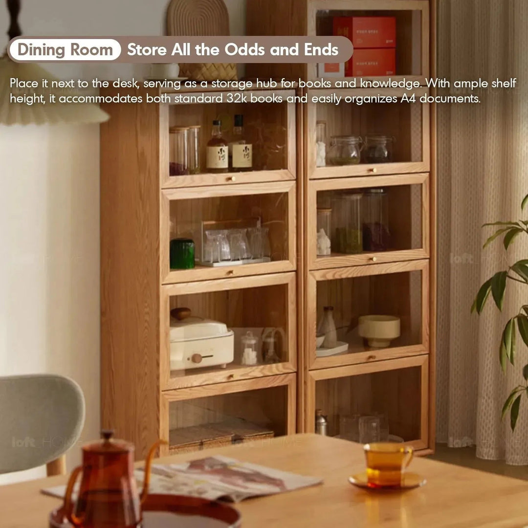 Scandinavian Wood Side Cabinet WINSTON