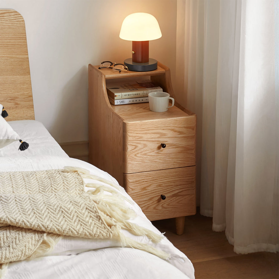 Scandinavian Wood Side Table BESIDE