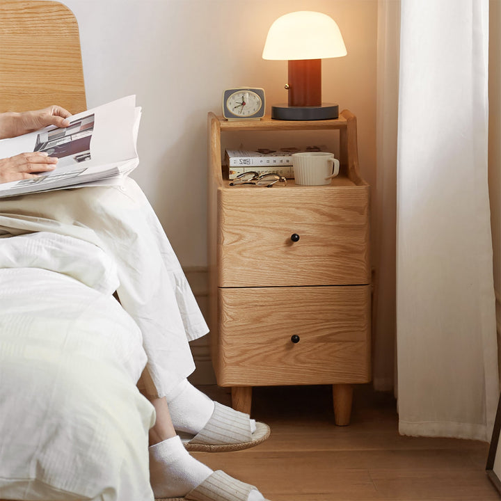 Scandinavian Wood Side Table BESIDE