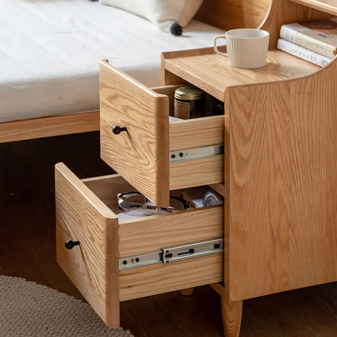 Scandinavian Wood Side Table BESIDE