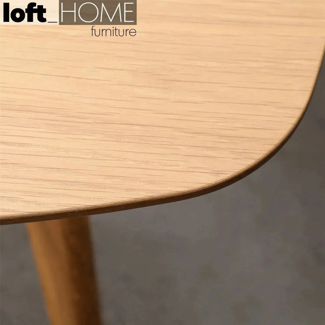 Scandinavian Wood Side Table DEAUVILLE