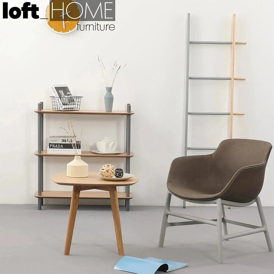 Scandinavian Wood Side Table DEAUVILLE