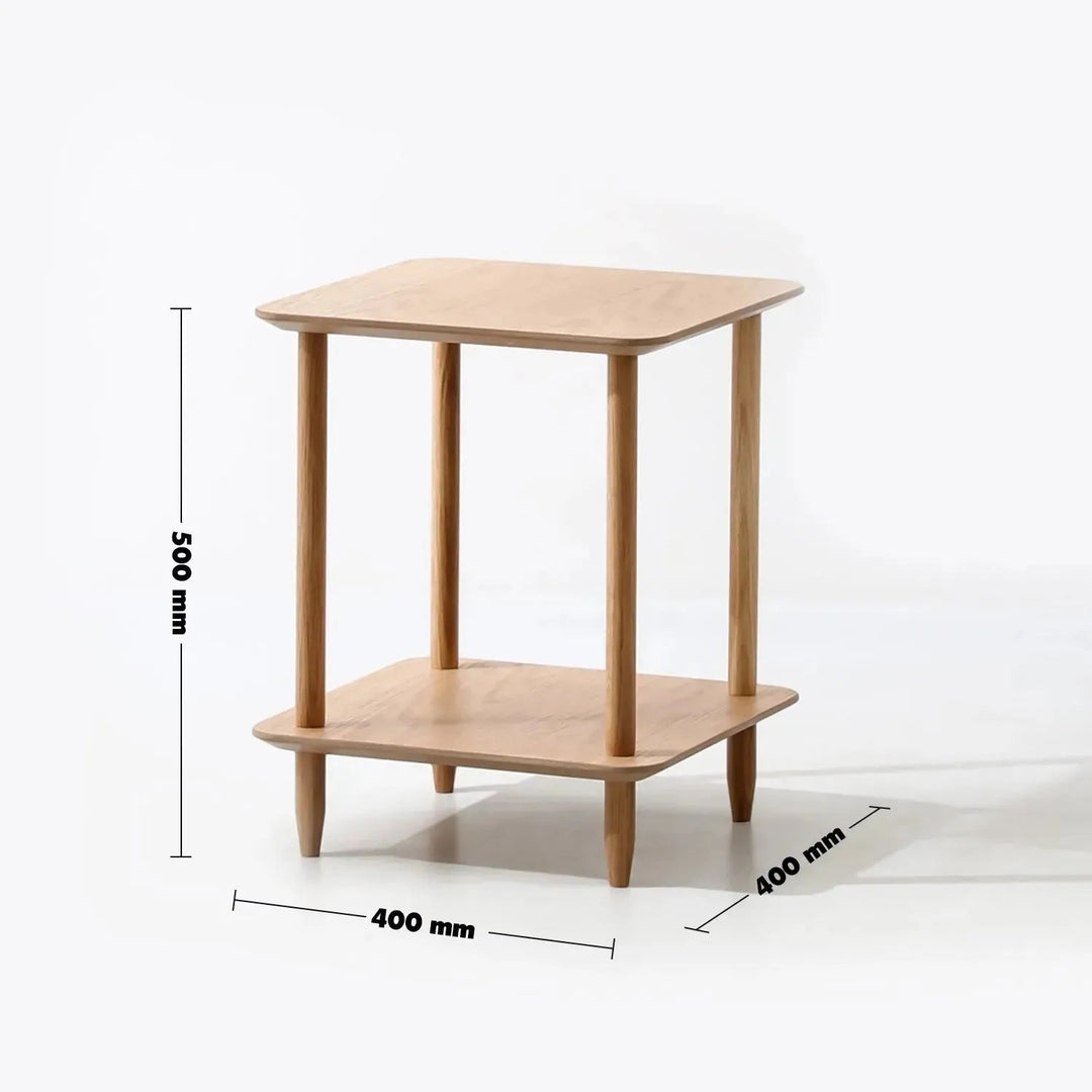 Scandinavian Wood Side Table LUH