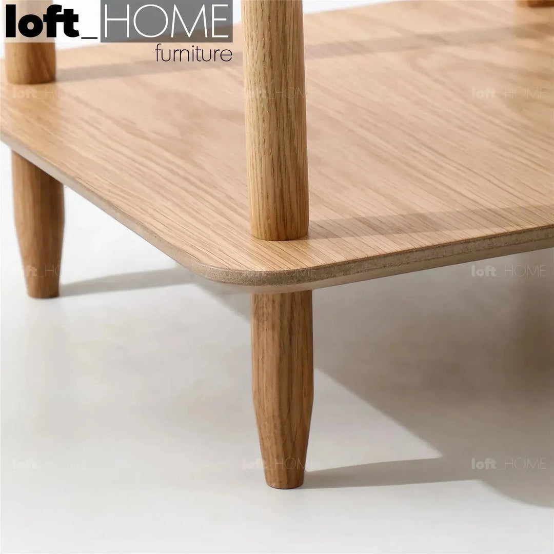 Scandinavian Wood Side Table LUH