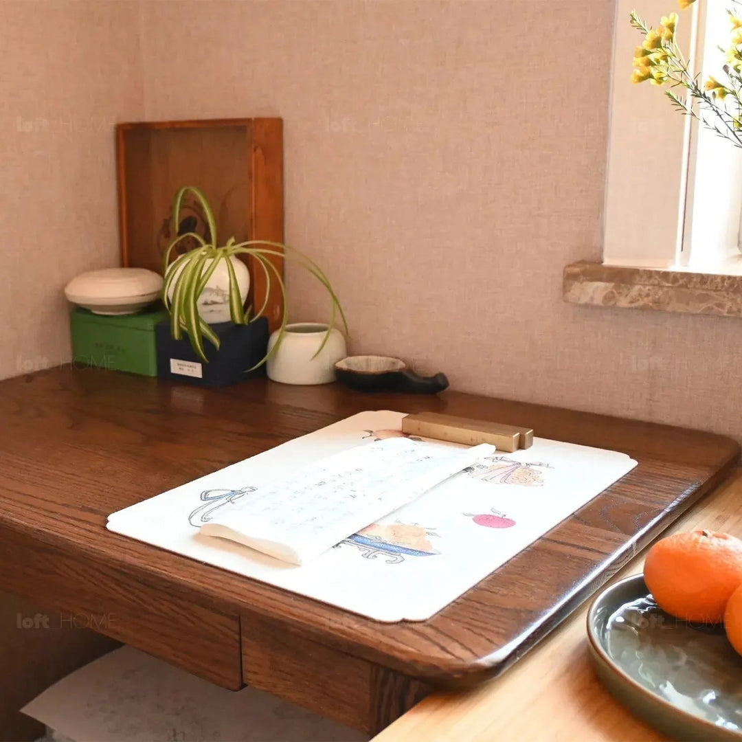 Scandinavian Wood Study Table BELLE