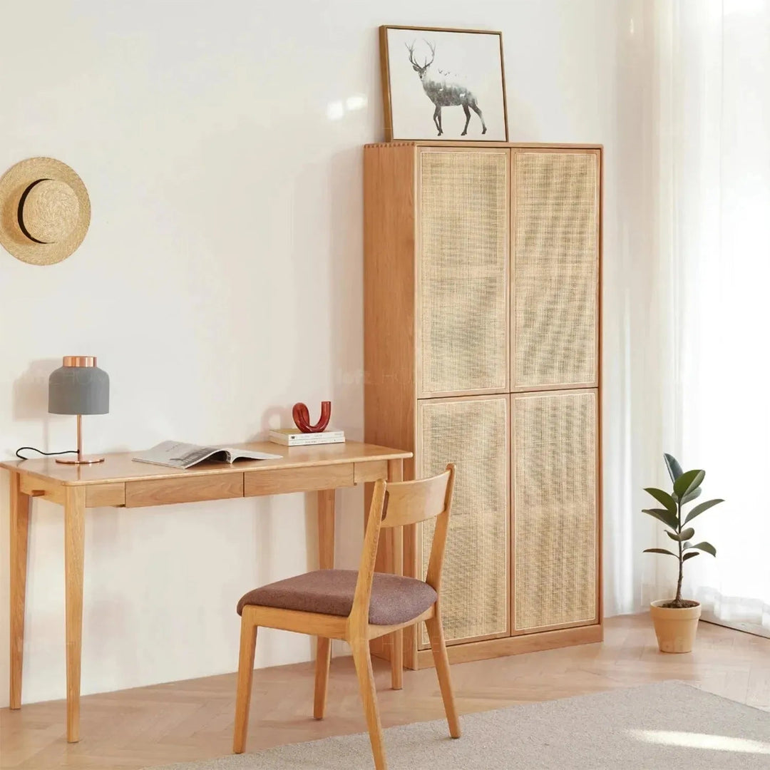 Scandinavian Wood Study Table BELLE