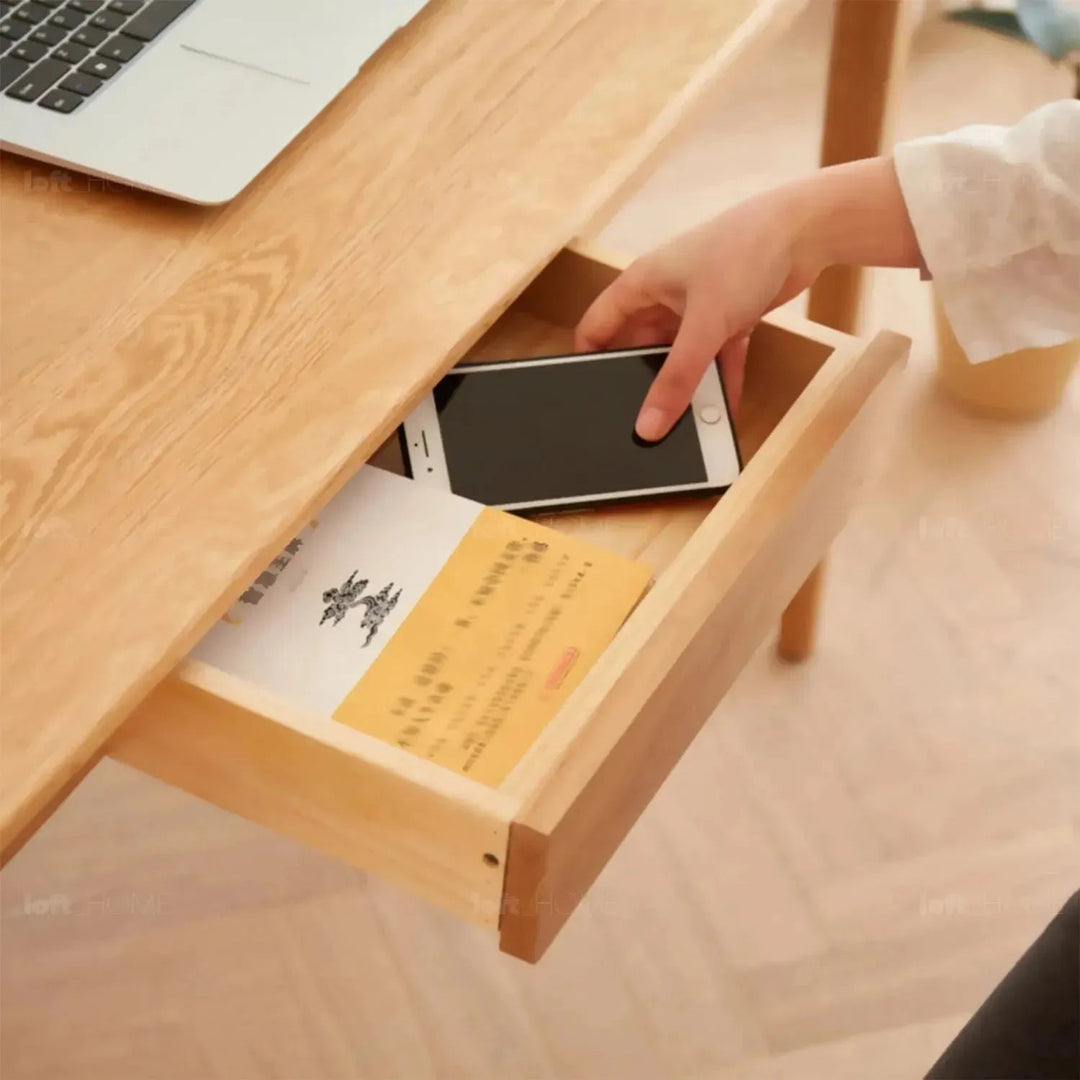 Scandinavian wood study table belle detail 10.